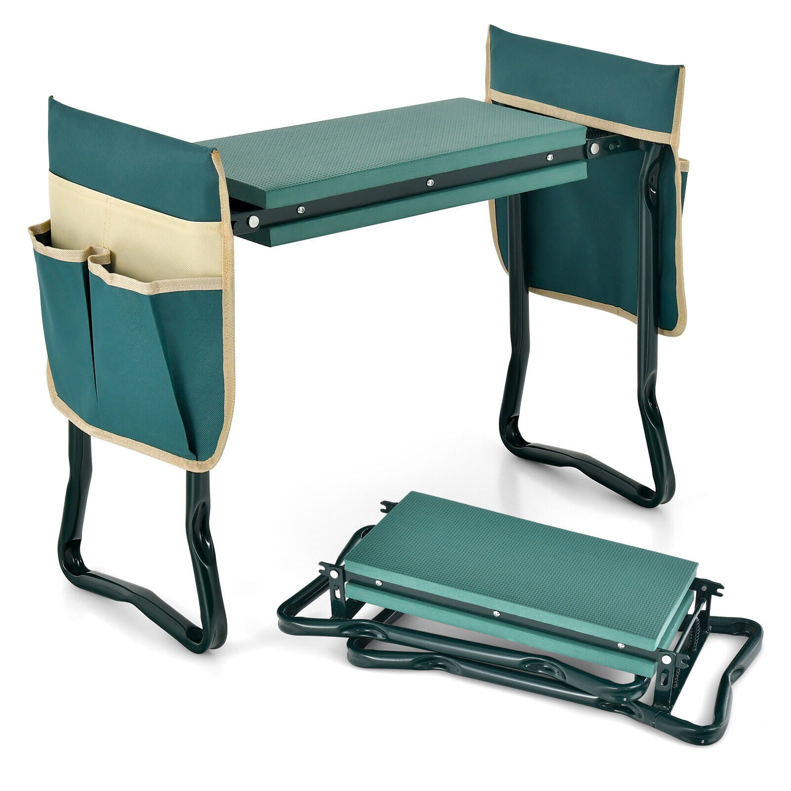 KneelWell Ergonomic Garden Kneeler & Seat - Padded Stool with Handles